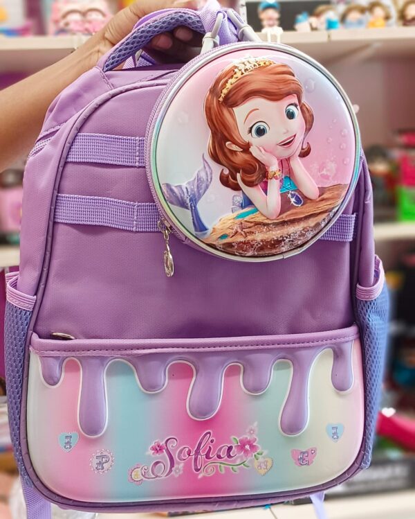 School Bag with Extra Pouch