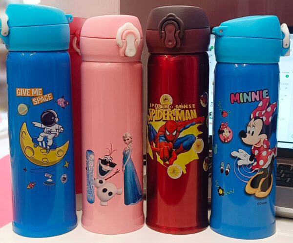 Stainless Steel Water Bottles with Character Prints