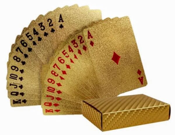 Golden Playing Cards