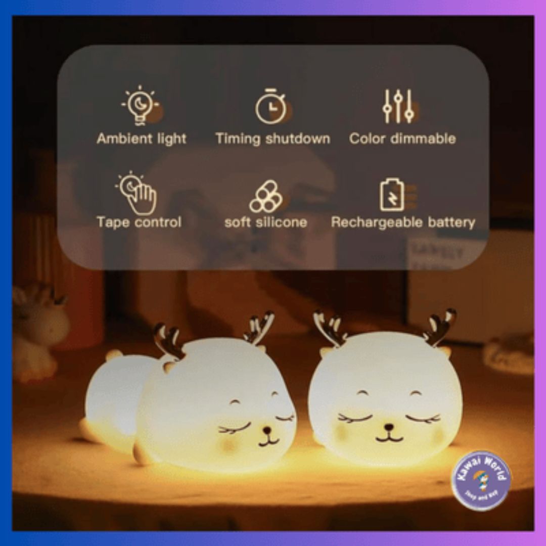 Soft Silicon Lamp - Baby Raindeer