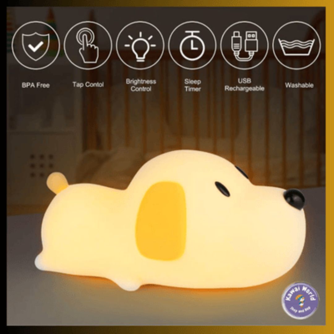 Soft Silicon Lamp - Cute Puppy